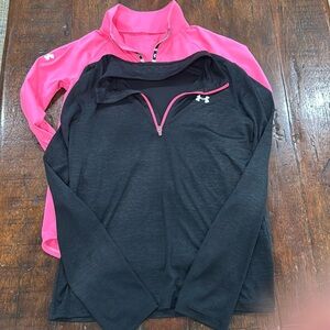 Youth girls xl 1/4 zip tops under Armour